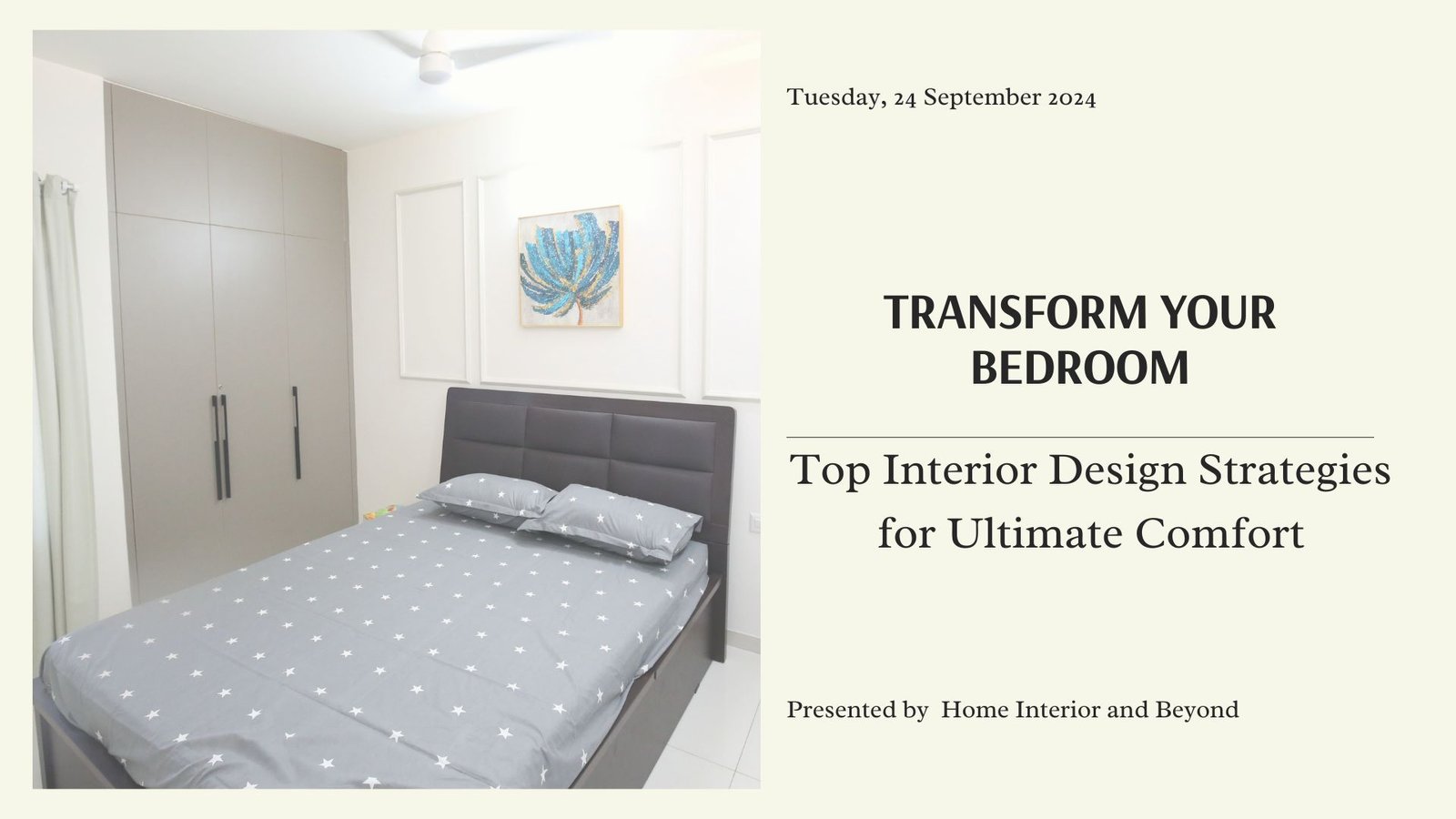 Read more about the article Transform Your Bedroom: Top Interior Design Strategies for Ultimate Comfort