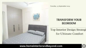 Read more about the article Transform Your Bedroom: Top Interior Design Strategies for Ultimate Comfort