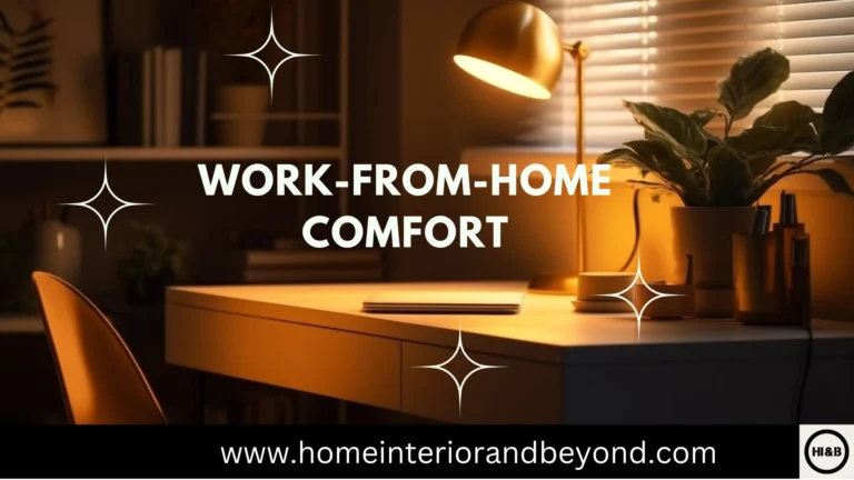 Comfortable remote job Interior designs