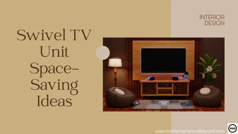 Swivel TV unit