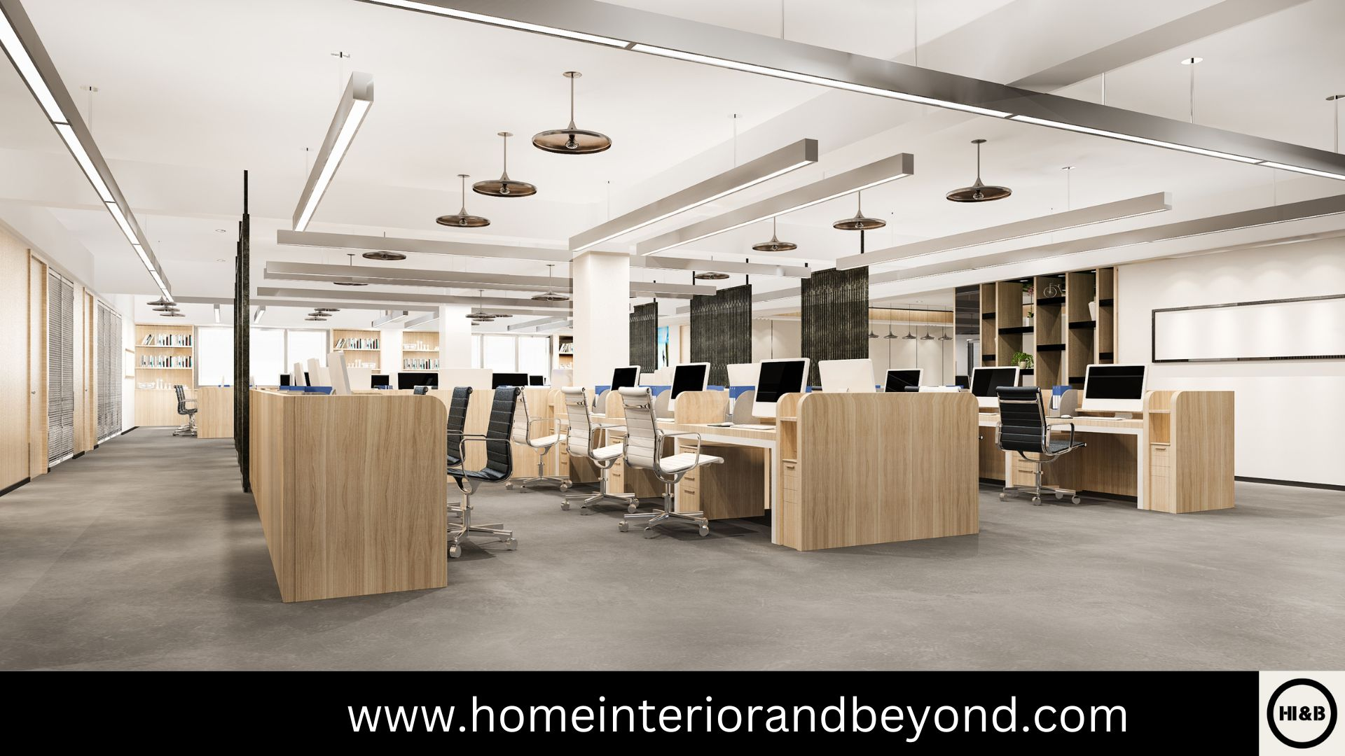 Space saving commercial interiors